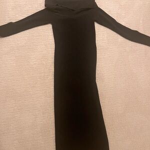 Aritzia dress Wilfred Classic Black Long Sleeve Dress. Off the shoulder. NWT